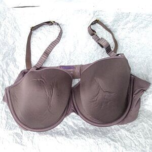 THIRDLOVE 24/7 Deep Plum Classic T-Shirt Bra 44C NEW
